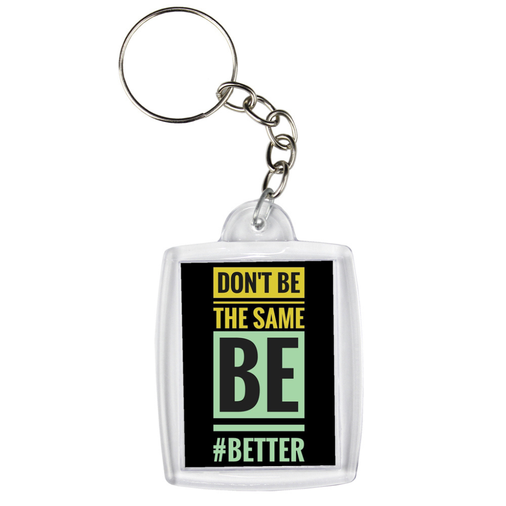 Motivational Quote Keychain