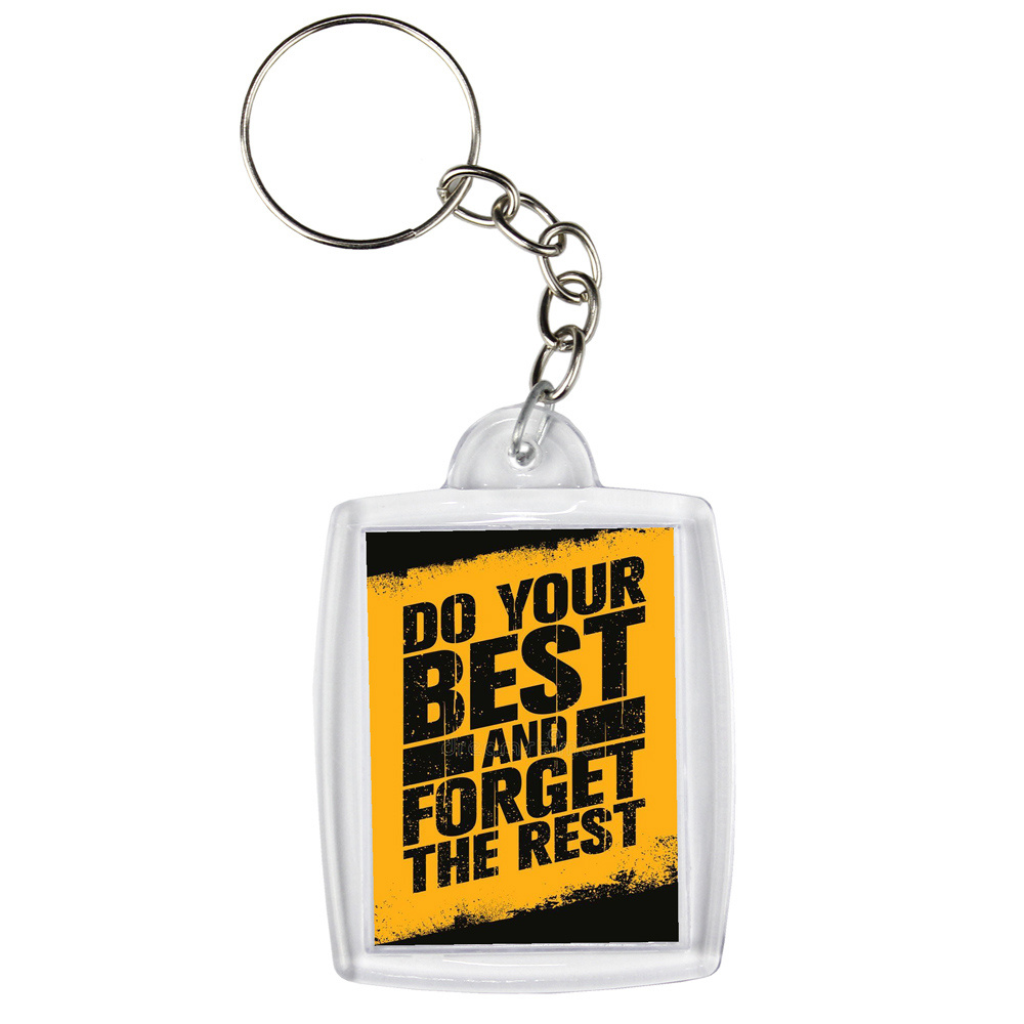 Inspirational Quote Keychain